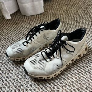 Black and white on clouds, very used condition